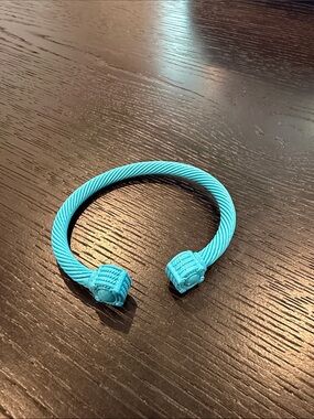 Plunder Turquoise Twisted Open Cuff Bracelet